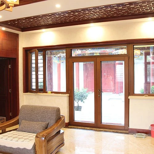 Wood Folding Glass Walls